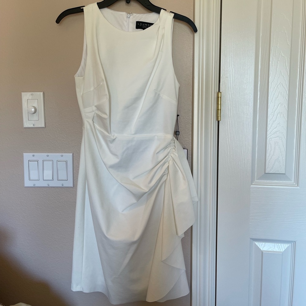 LAUNDRY by Shelli Segal White Dress